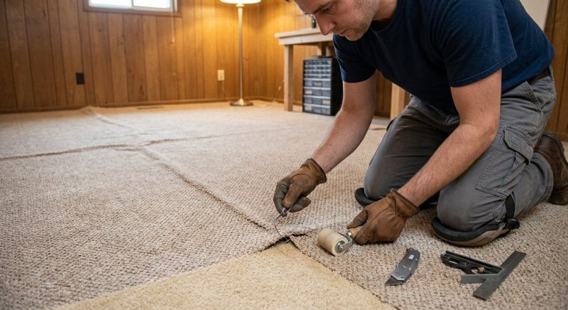 Basement Carpet Repair in Olathe, KS