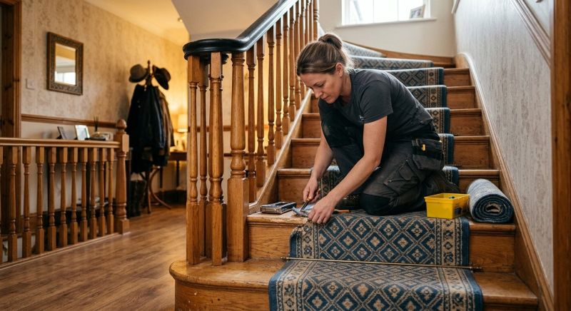 Stair Carpet Repair in Alpharetta, GA